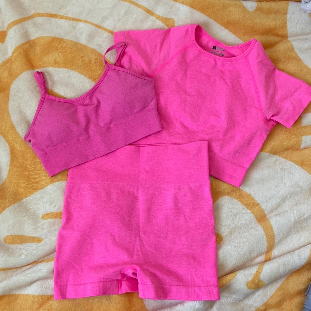 bright pink gym set!